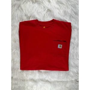 Short Sleeve Men’s Red Carhartt T-Shirt